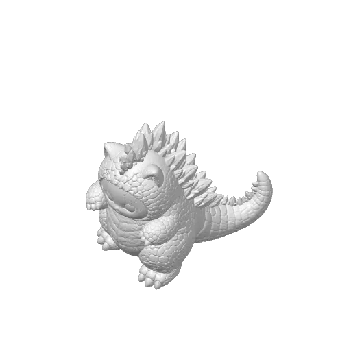 Godzilla Mofusand, Cute Kaiju Cat, photo 4 of 4 - Godzilla Mofusand, Cute Kaiju Cat Art