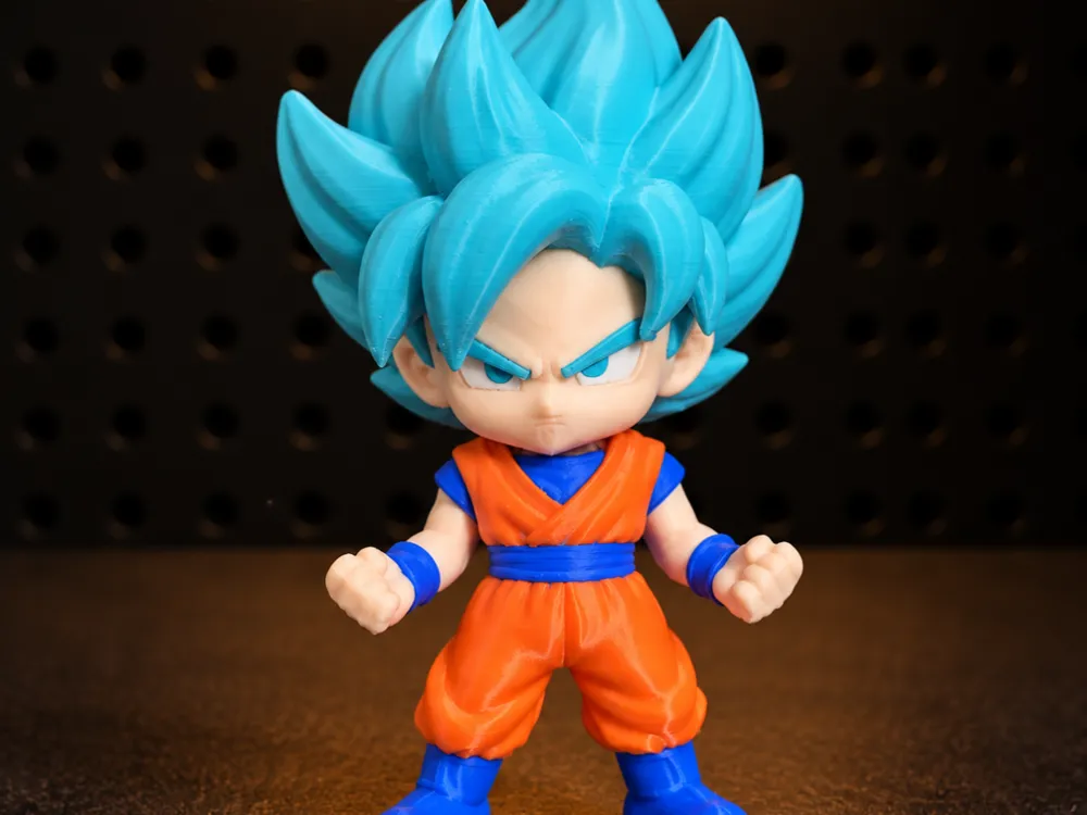 Goku Blue coleção Burguer King 10cm colorido - Goku Figures, in stock in India