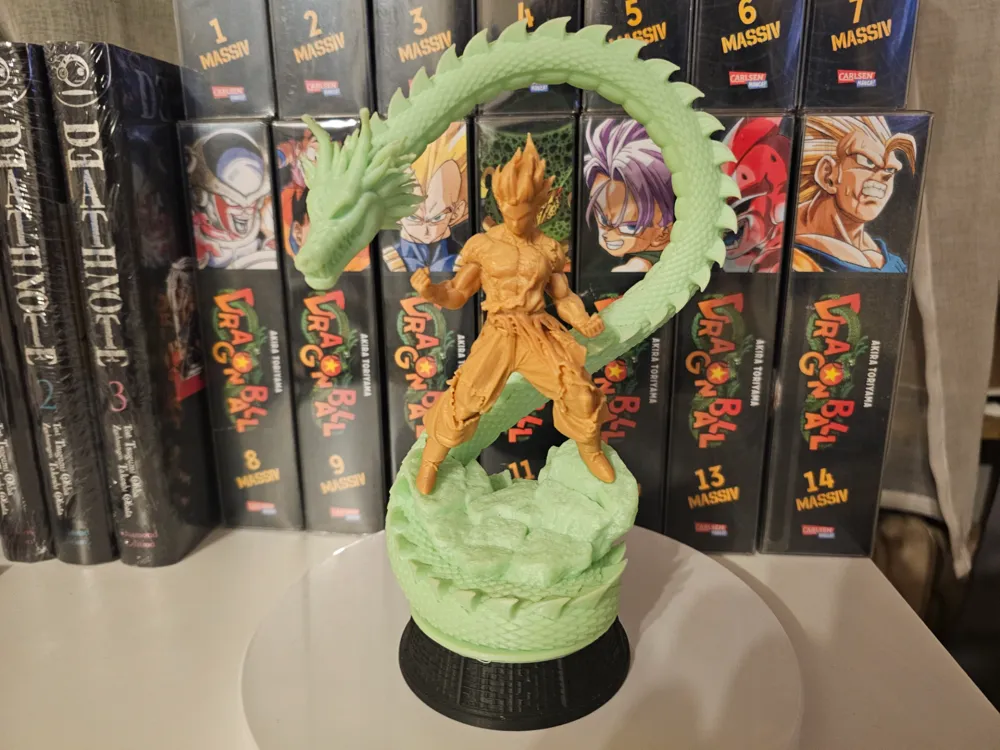 Goku with Dragon Multipart color