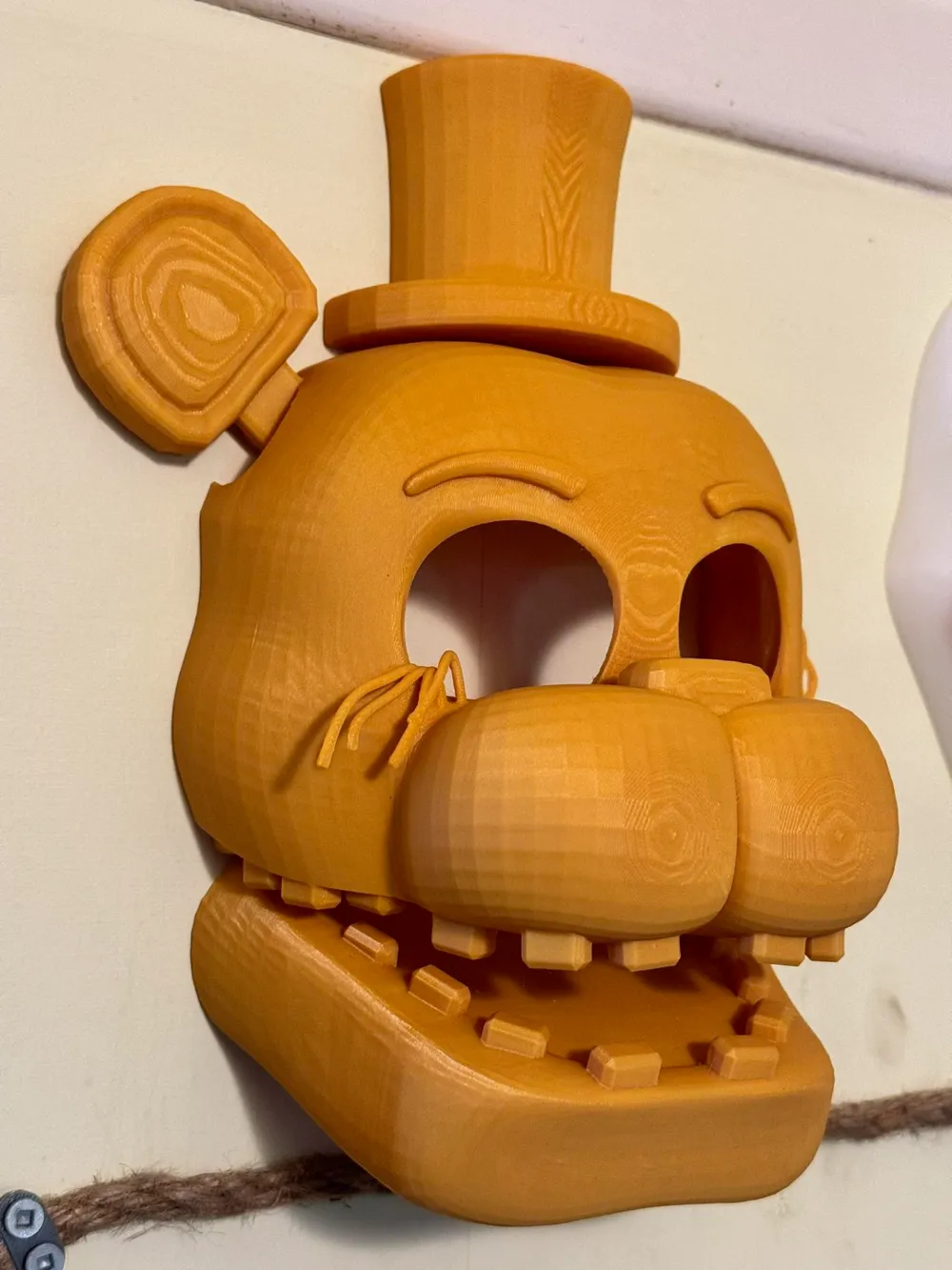 Golden Freddy Mask - Five Nights At Freddy's, photo 4 of 4 - Golden Freddy Mask - Five Nights At Freddy's Props & Cosplay