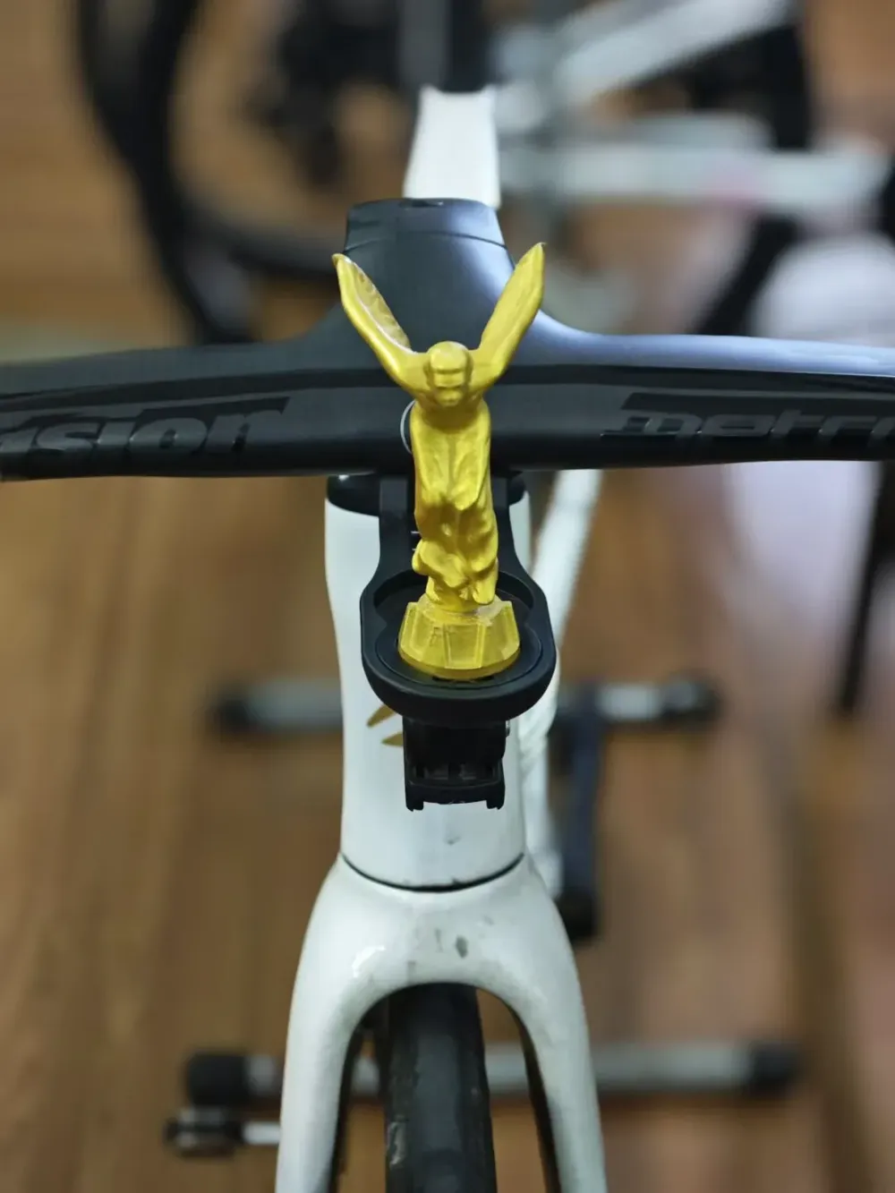 Spirit of Ecstasy Bike Computer Mount Ornament, photo 4 of 4 - Bike Computer & Light Mounts, Cycling