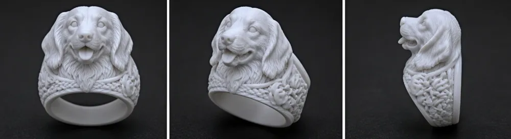 Golden Retriever Ring, photo 4 of 4 - Golden Retriever Ring Fashion