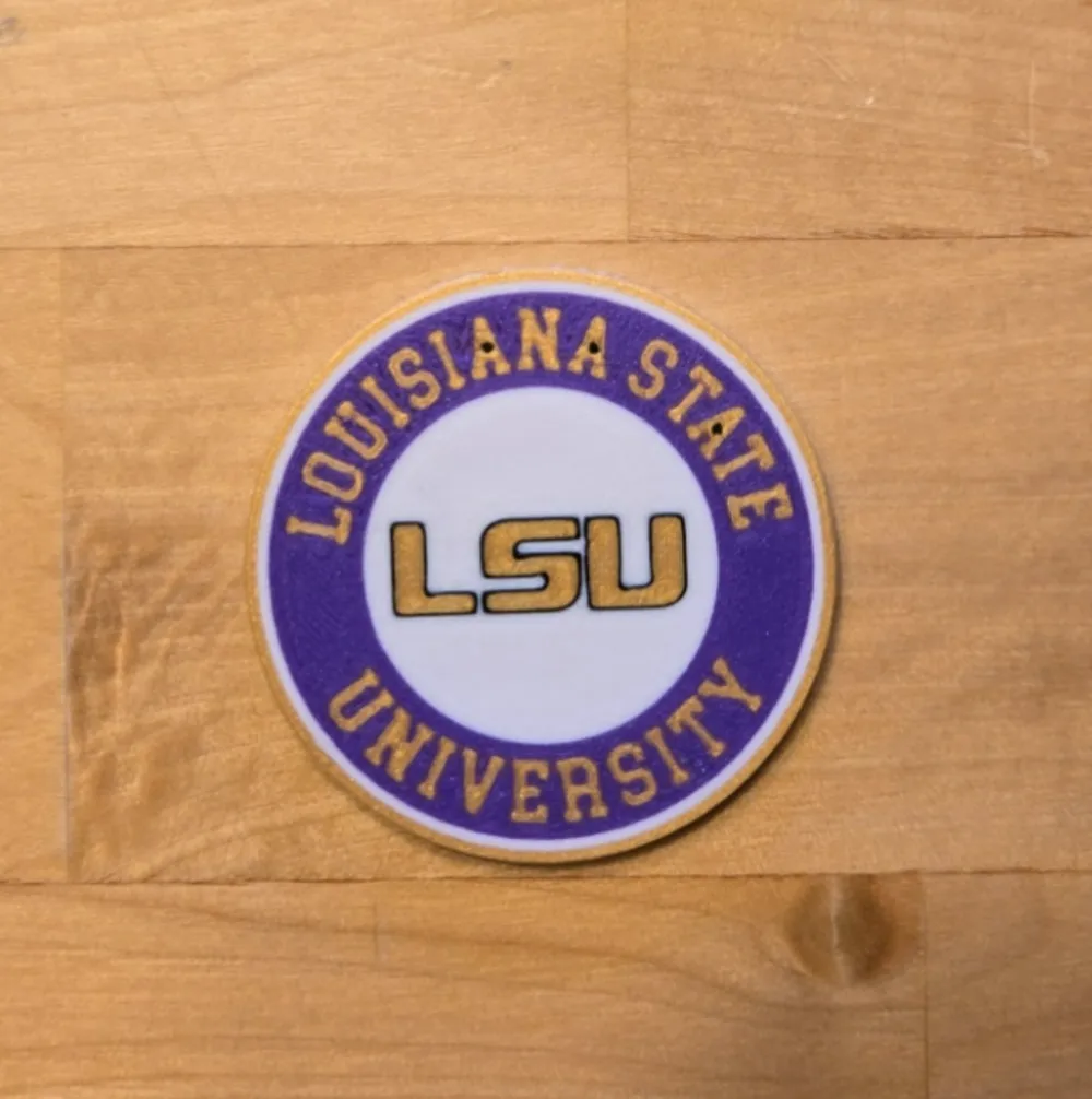 Golf Ball Marker-LSU, photo 2 of 3 - Golf Ball Marker-LSU Sports & Fitness