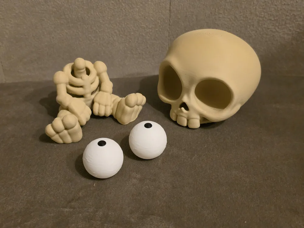 Goofy series, SKELETON Movable Eyes, photo 3 of 4 - Goofy series, SKELETON Movable Eyes Miniatures