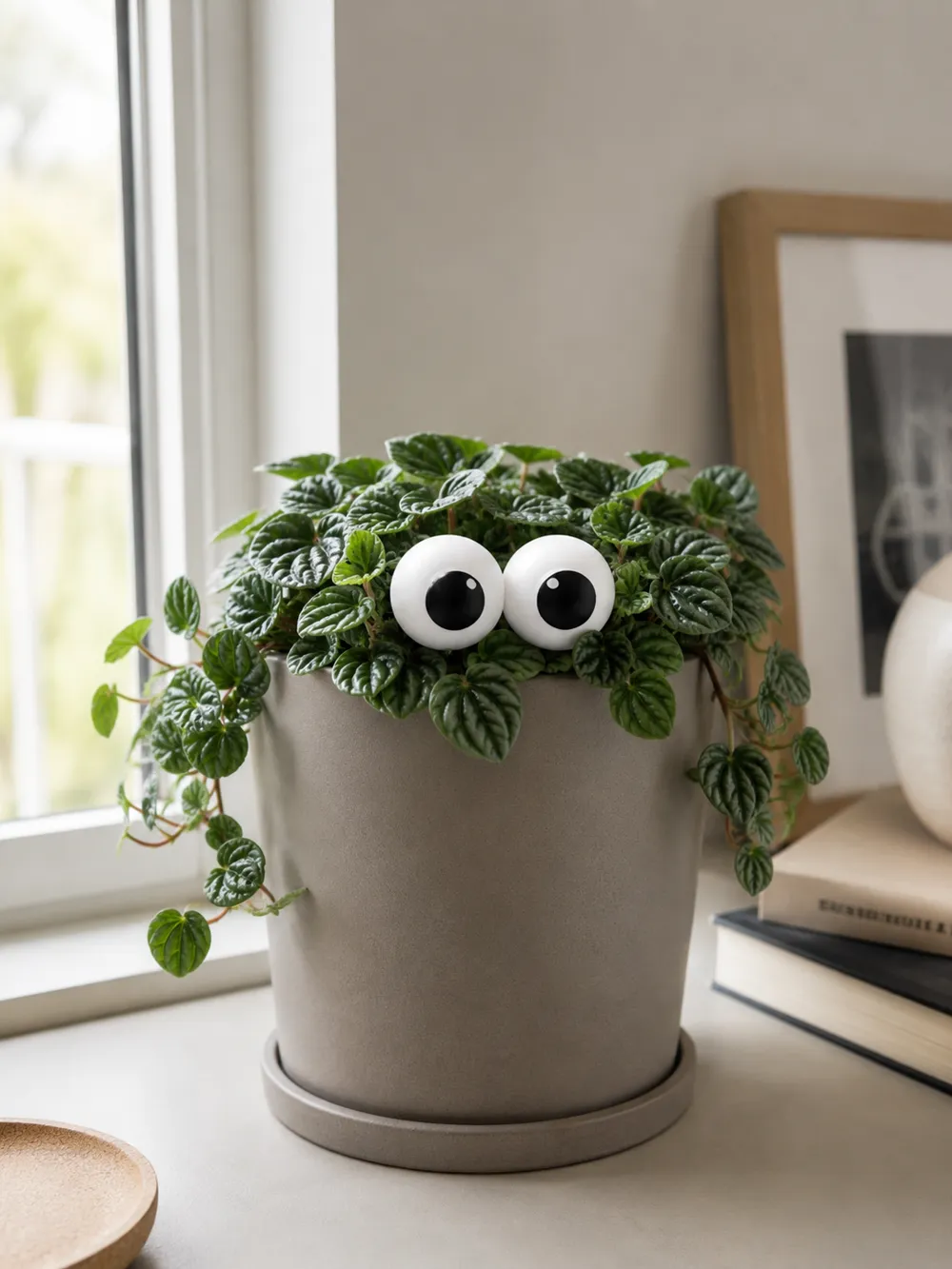 Googly Eyes Plant Stake - Customizable!, photo 4 of 4 - Plant Stakes, Clips & Trellises, garden decor