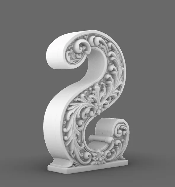 Goth Baroque Letter S gothic Decor, photo 5 of 5 - Room Decor & Aesthetic Pieces, alphabet ornament personalized decor gothic desk decor baroque monogram