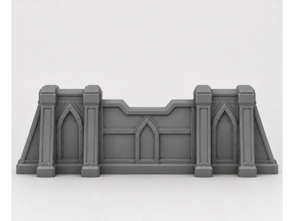 Gothic Barricade - Sci-fi Terrain, in stock in India