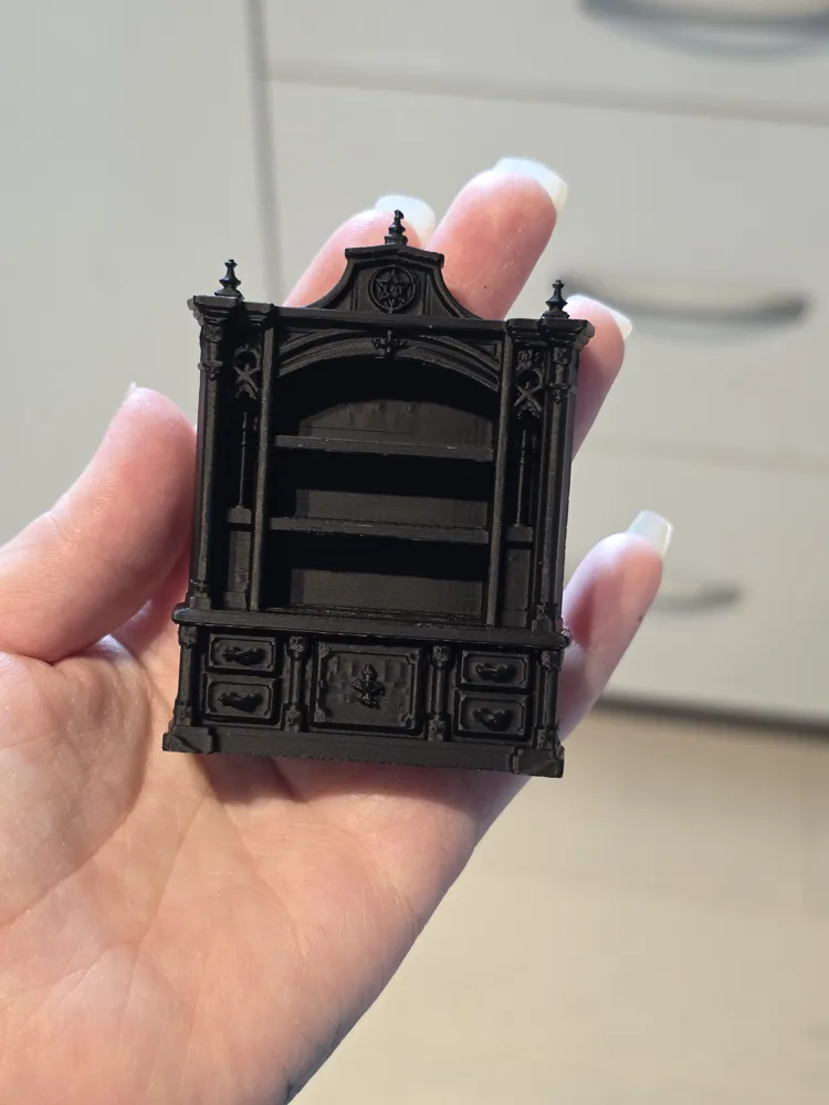 Gothic Fantasy Shelf, D&D Dungeon Miniature, photo 2 of 4 - Gothic Fantasy Shelf, D&D Dungeon Miniature Miniatures