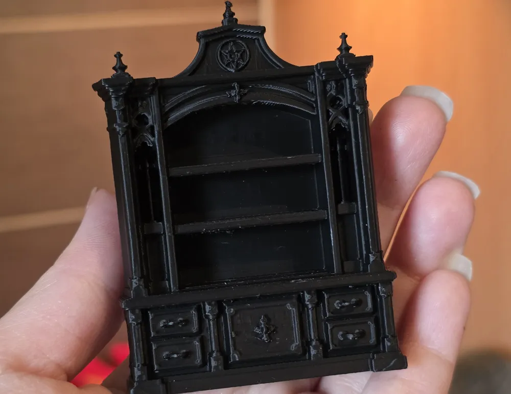 Gothic Fantasy Shelf, D&D Dungeon Miniature, photo 4 of 4 - Gothic Fantasy Shelf, D&D Dungeon Miniature Miniatures