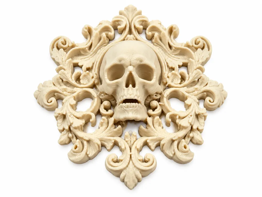 Gothic skull ornament decoration, photo 2 of 3 - Gothic skull ornament decoration Household