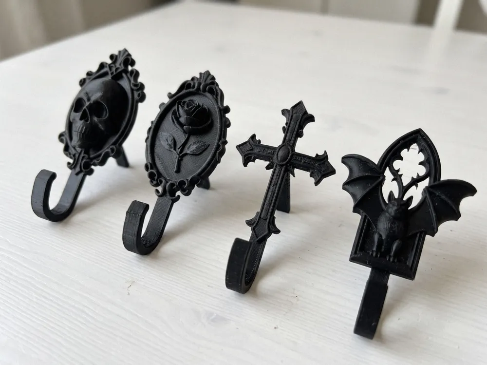Gothic Wall Hook Collection, photo 5 of 5 - Character Wall Hooks, gothicdecor