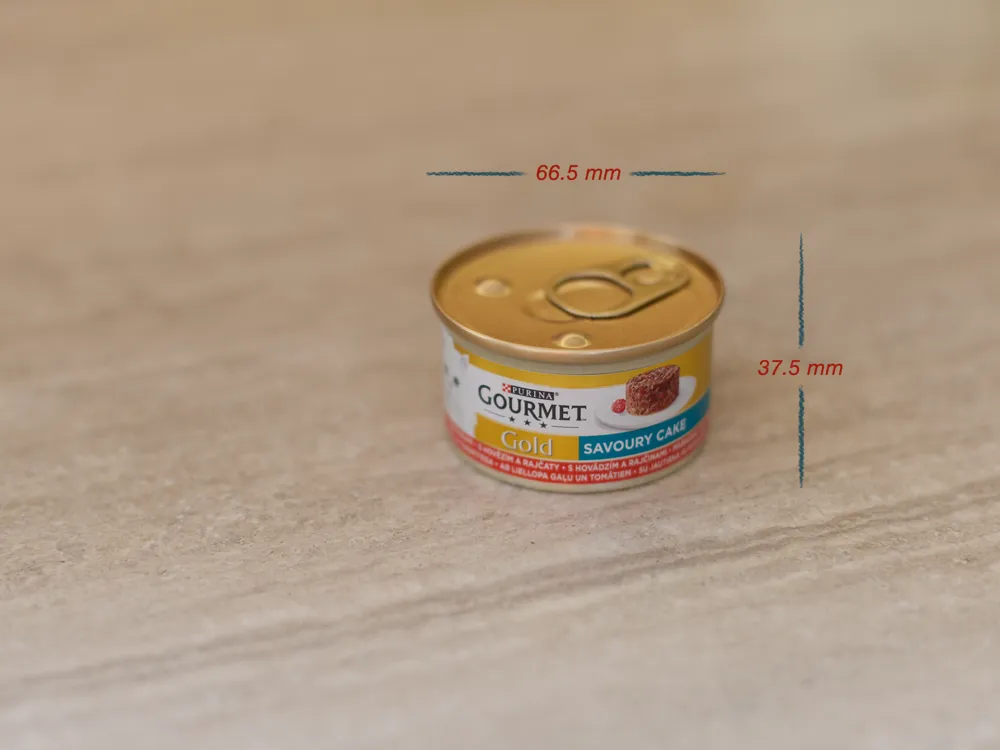 Gourmet (cat food) can storage system, photo 4 of 4 - Cat Bowls & Feeders, rotating display