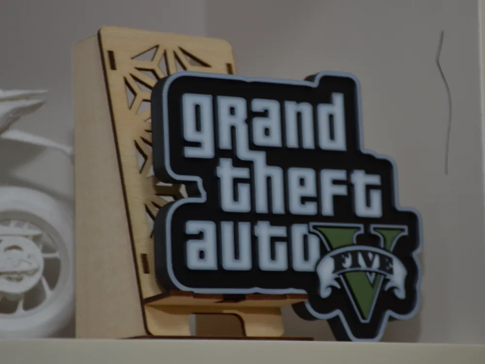 Grand Theft Auto V (GTA 5) Logo, photo 3 of 4 - Grand Theft Auto V (GTA 5) Logo Art