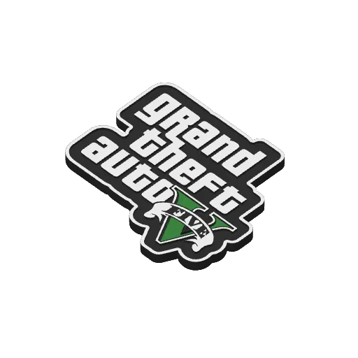 Grand Theft Auto V (GTA 5) Logo, photo 4 of 4 - Grand Theft Auto V (GTA 5) Logo Art