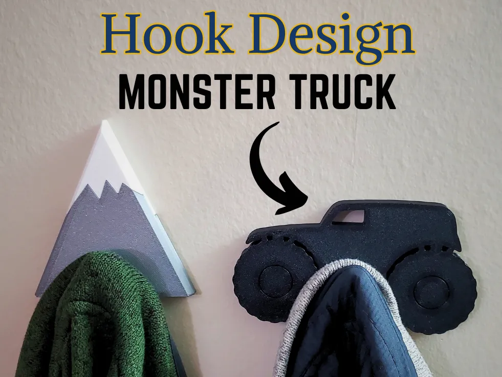 Grave Digger Monster Truck Coat Hook - Decor, in stock in India