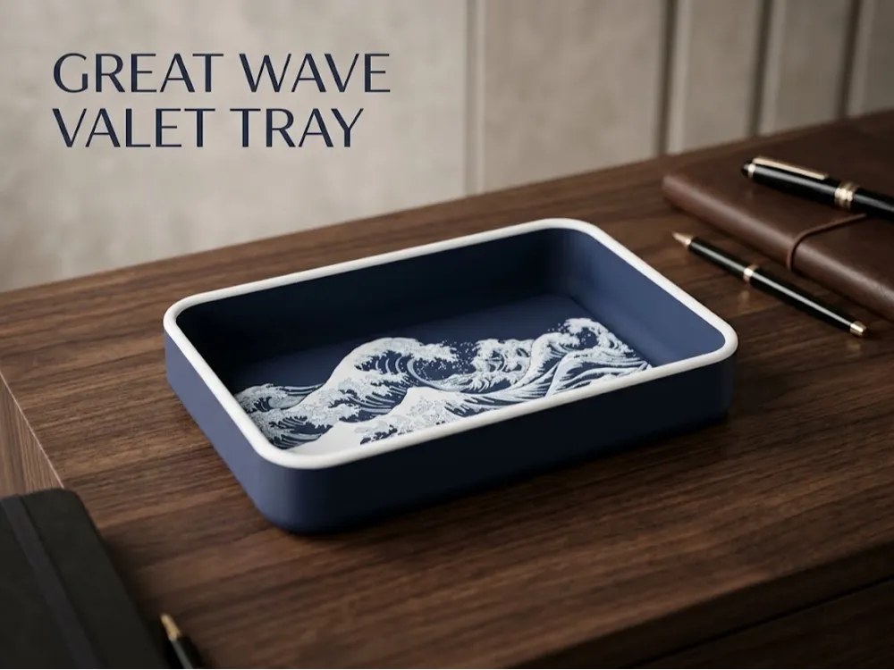 Great Wave Valet Tray - Decor, in stock in India