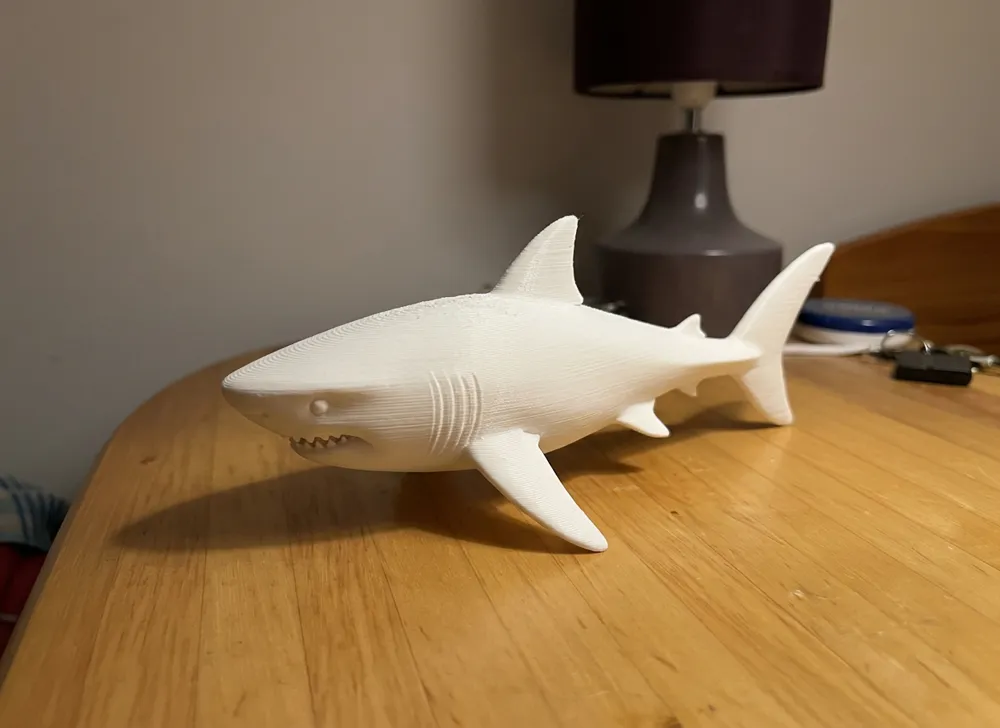 Great White Shark Figurine, photo 3 of 4 - Great White Shark Figurine Household