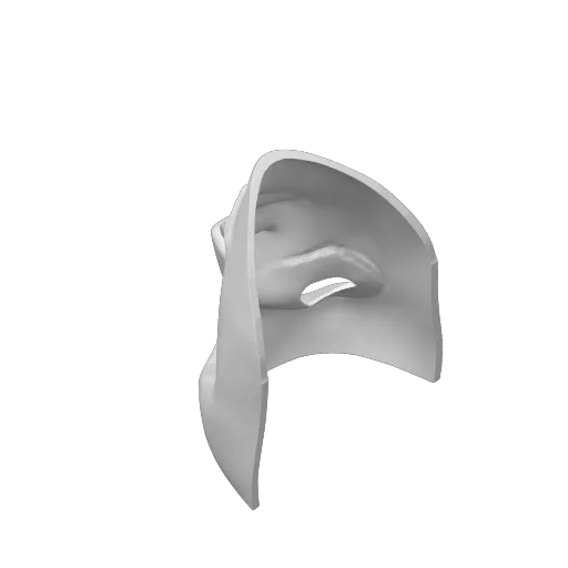 Greek Gladiator Fask Mask, photo 3 of 3 - Greek Gladiator Fask Mask Props & Cosplay