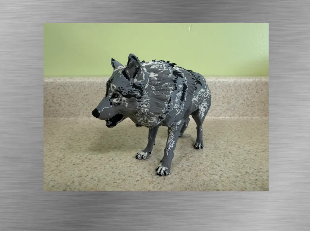 Grey Wolf-Ultra-realistic Figure, photo 3 of 4 - Grey Wolf-Ultra-realistic Figure Figurines & Collectibles