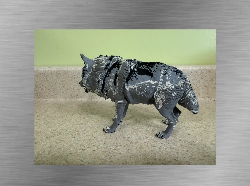 Grey Wolf-Ultra-realistic Figure, photo 4 of 4 - Grey Wolf-Ultra-realistic Figure Figurines & Collectibles