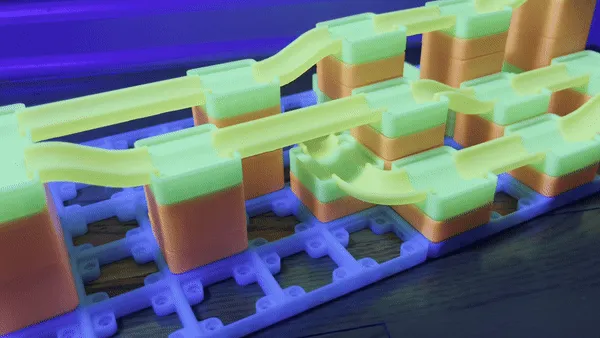 Gridfinity Marble Run (Core Set), photo 2 of 4 - Gridfinity Marble Run (Core Set) Toys & Games