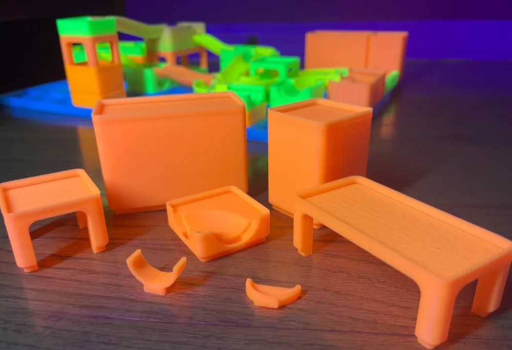 Gridfinity Marble Run Expansion #3 "More Core", photo 2 of 4 - Gridfinity Marble Run Expansion #3 "More Core" Toys & Games