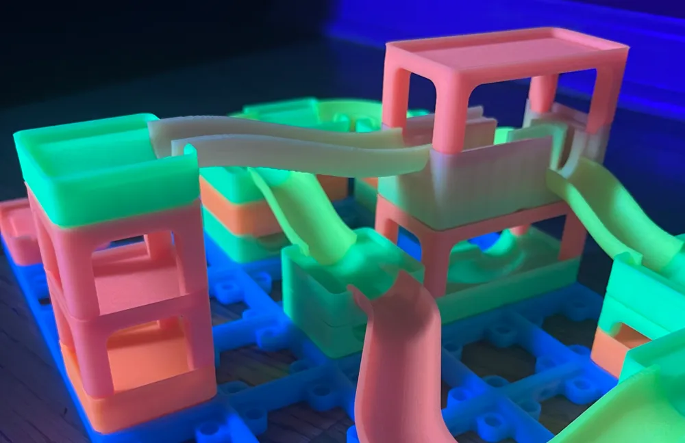 Gridfinity Marble Run Expansion #3 "More Core", photo 3 of 4 - Gridfinity Marble Run Expansion #3 "More Core" Toys & Games