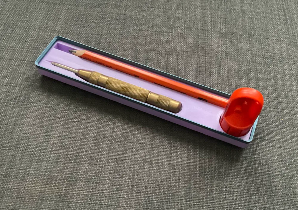 Gridfinity Wood Pencil, Sharpener, and Centerpunch, photo 3 of 4 - Gridfinity Wood Pencil, Sharpener, and Centerpunch Tools