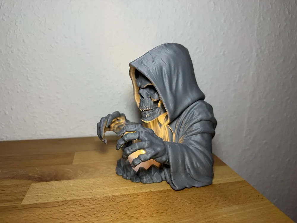 Grim Reaper LED tea light holder, photo 4 of 5 - Character Tealight Holders, ALL