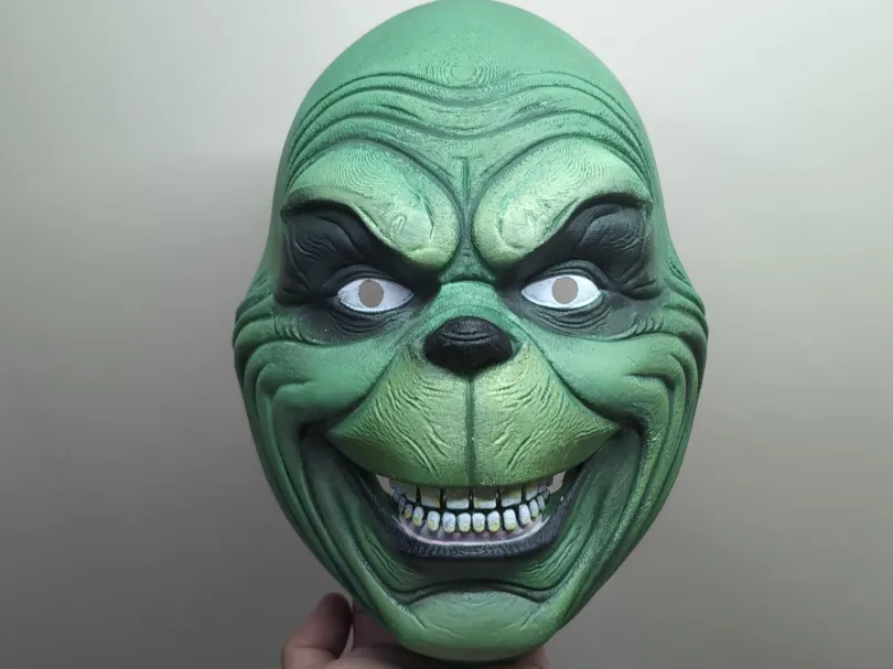 Maschera del Grinch (Ispirata a "The Mean One")