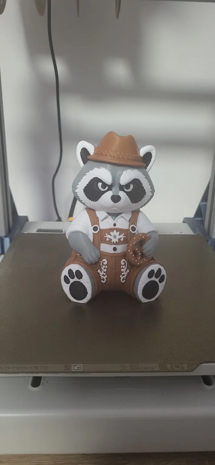 Grumpy Raccoon, Oktoberfest Edition, photo 2 of 4 - Grumpy Raccoon, Oktoberfest Edition Figurines & Collectibles