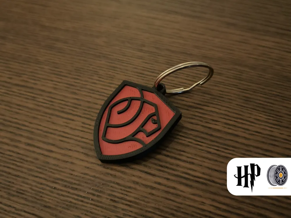 Harry Potter House Keychain, photo 4 of 4 - Harry Potter House Keychain Keychains