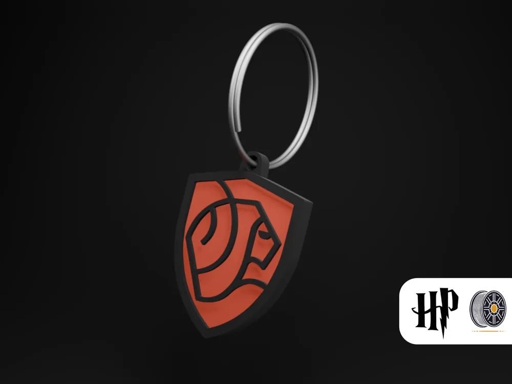 Harry Potter House Keychain