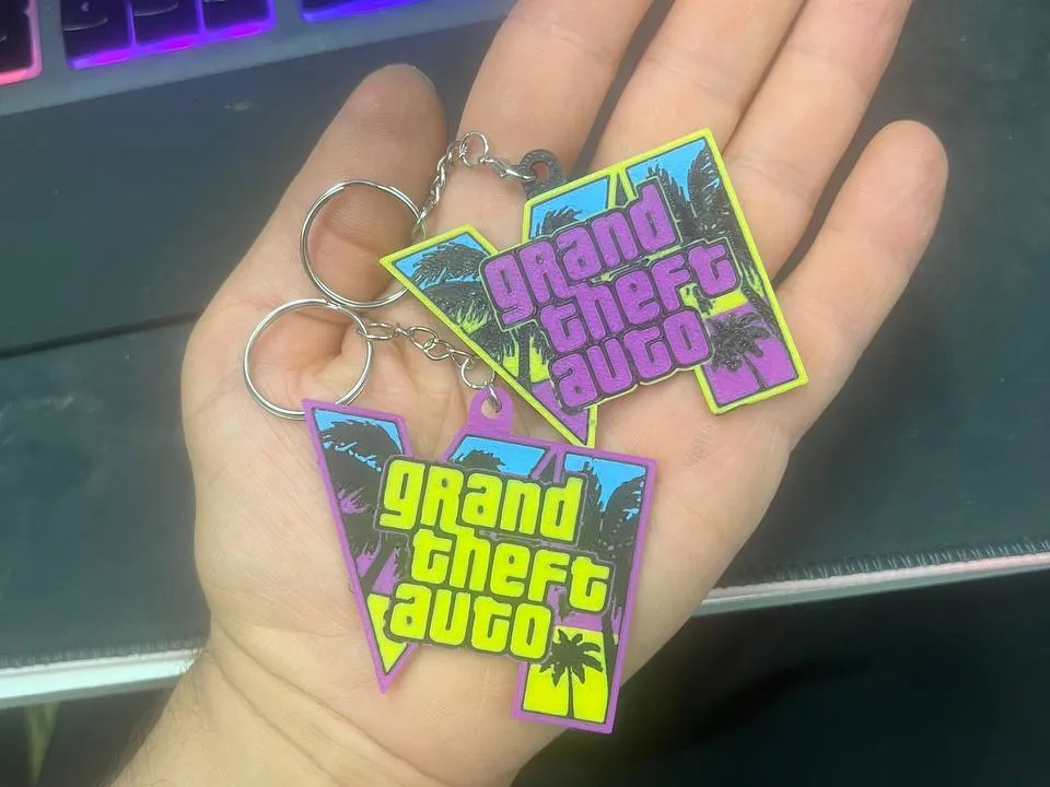 GTA 6 Portachiavi Grand Theft Auto VI Porta Chiavi - Gadgets, in stock in India