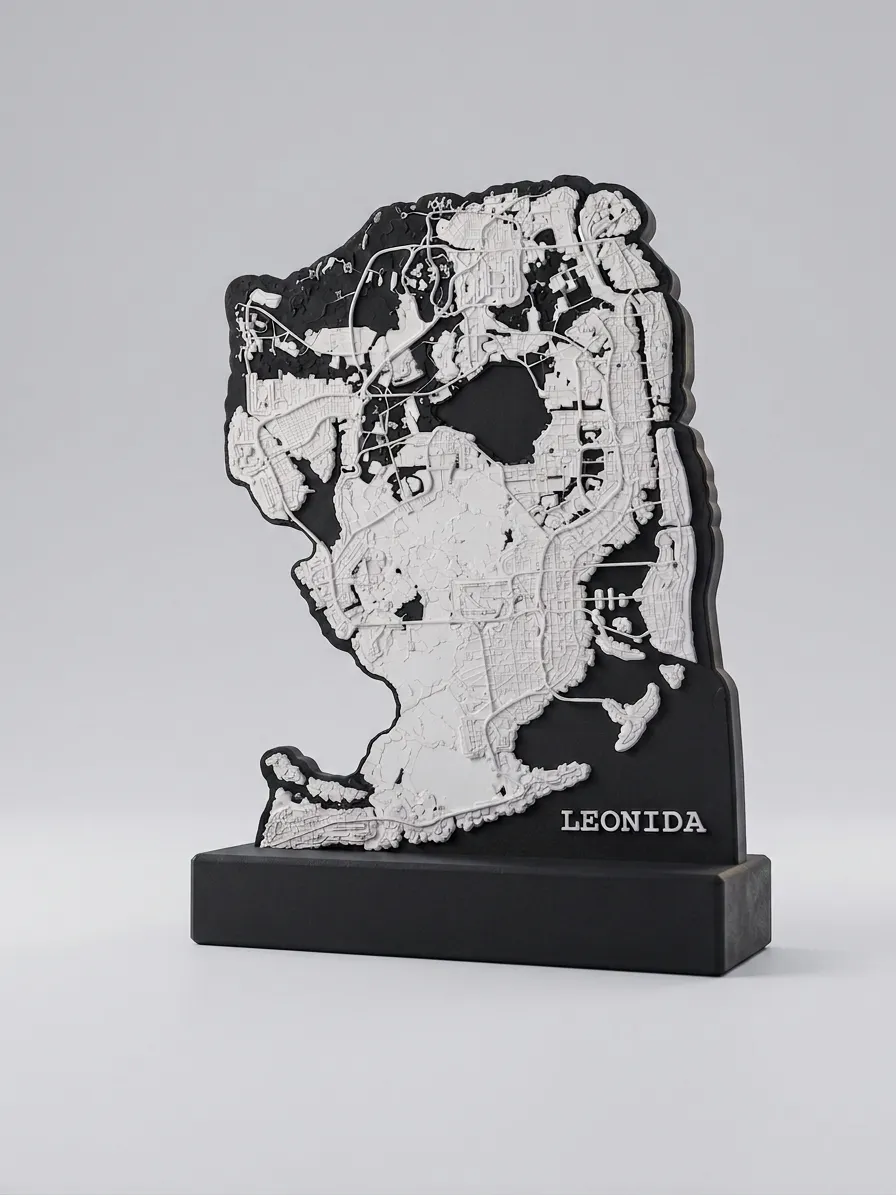 GTA 6 Leonida Map | Desk Decoration GTA VI, photo 4 of 4 - GTA 6 Leonida Map | Desk Decoration GTA VI Desk & Office