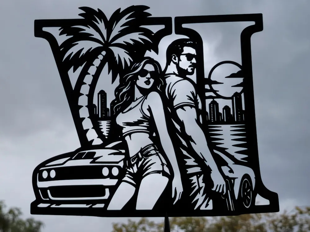 GTA 6 Wall Art Decor