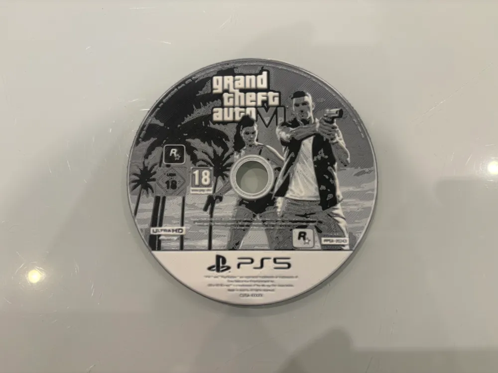 GTA VI PS5 Disc, photo 4 of 4 - GTA VI PS5 Disc Art