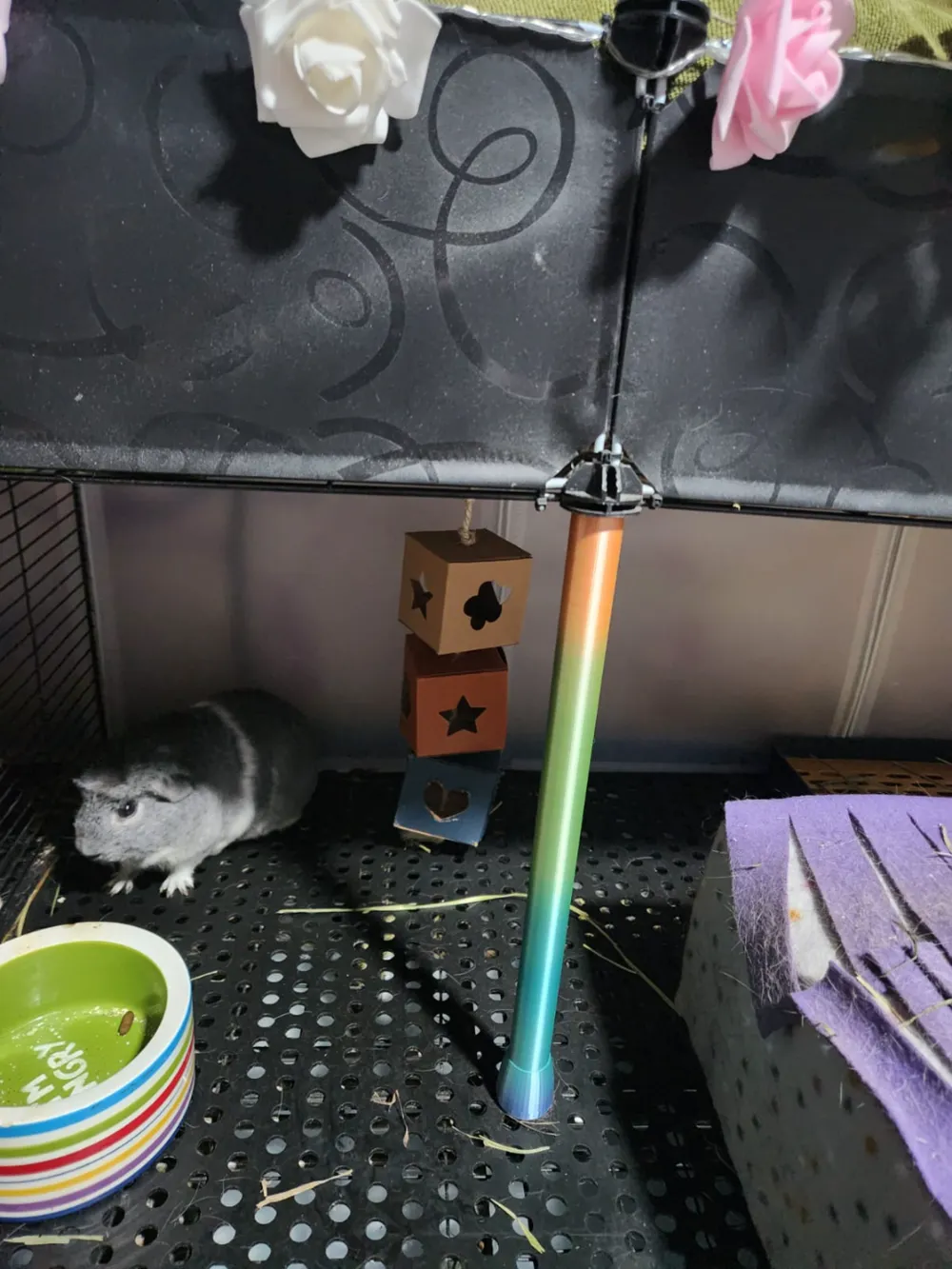 Guinea Pig CNC Cage Pillar Support