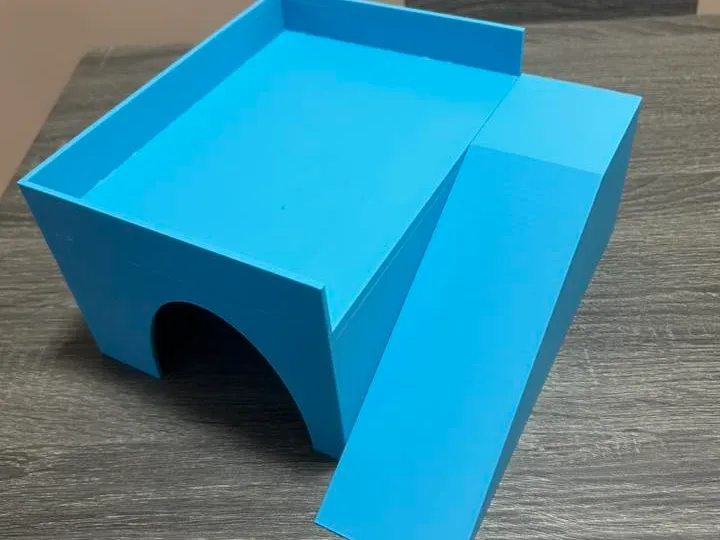Guinea Pig/Hamster/Mouse House with Roof & Ramp