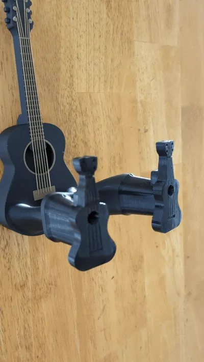 Guitar and Ukulele Wall Mount/Hanger, photo 4 of 4 - Guitar and Ukulele Wall Mount/Hanger Hobby & DIY