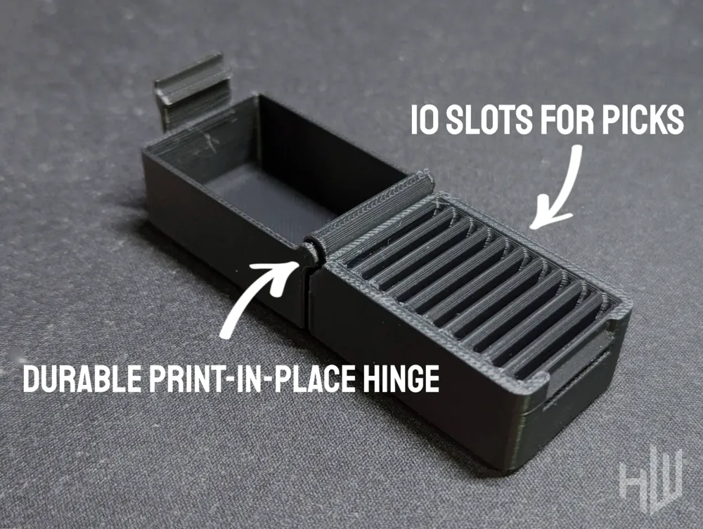Guitar pick storage box, photo 2 of 4 - Guitar & String Instrument Accessories, Holder