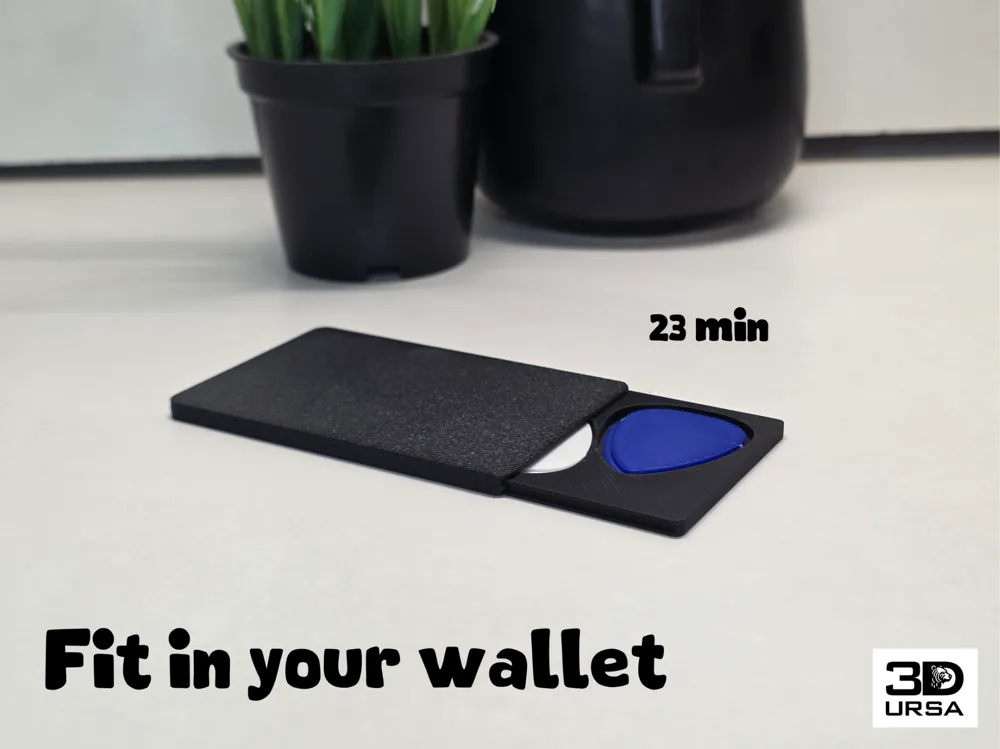 Guitar pick wallet case