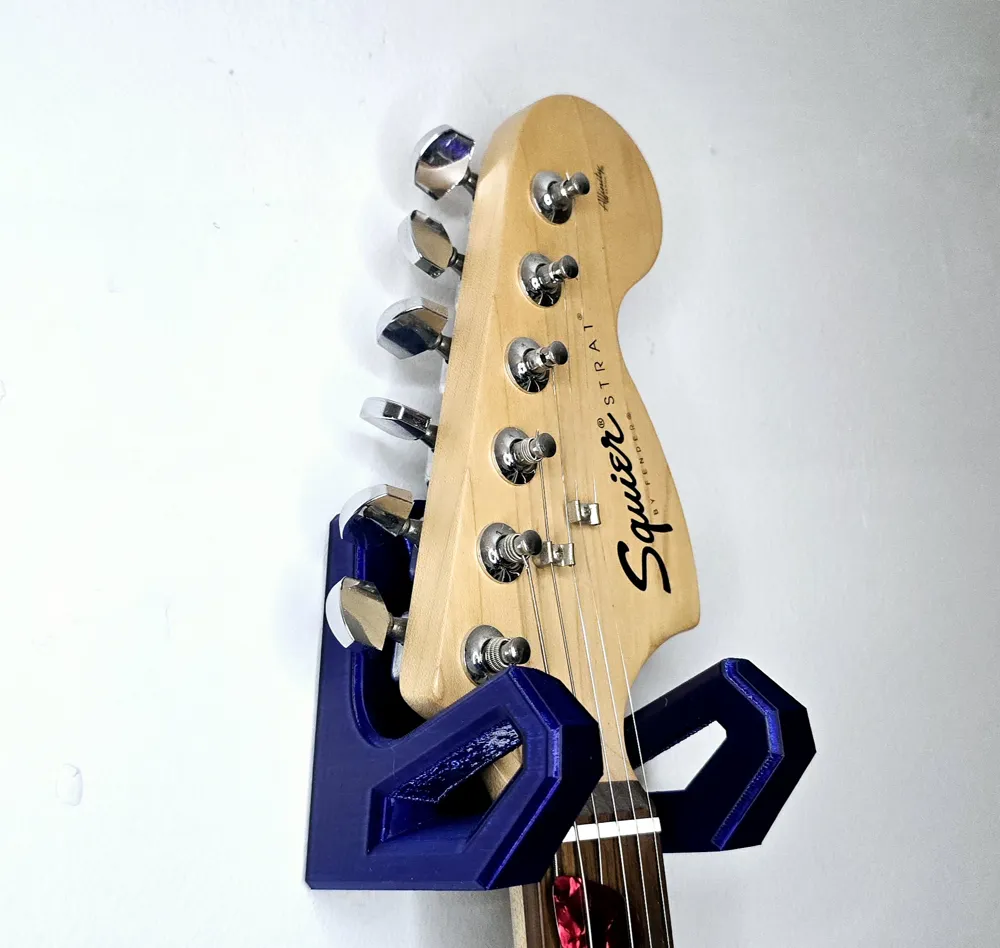 Guitar Wall Hanger, photo 2 of 4 - Minimal & Modern Hooks, guitar wall mount