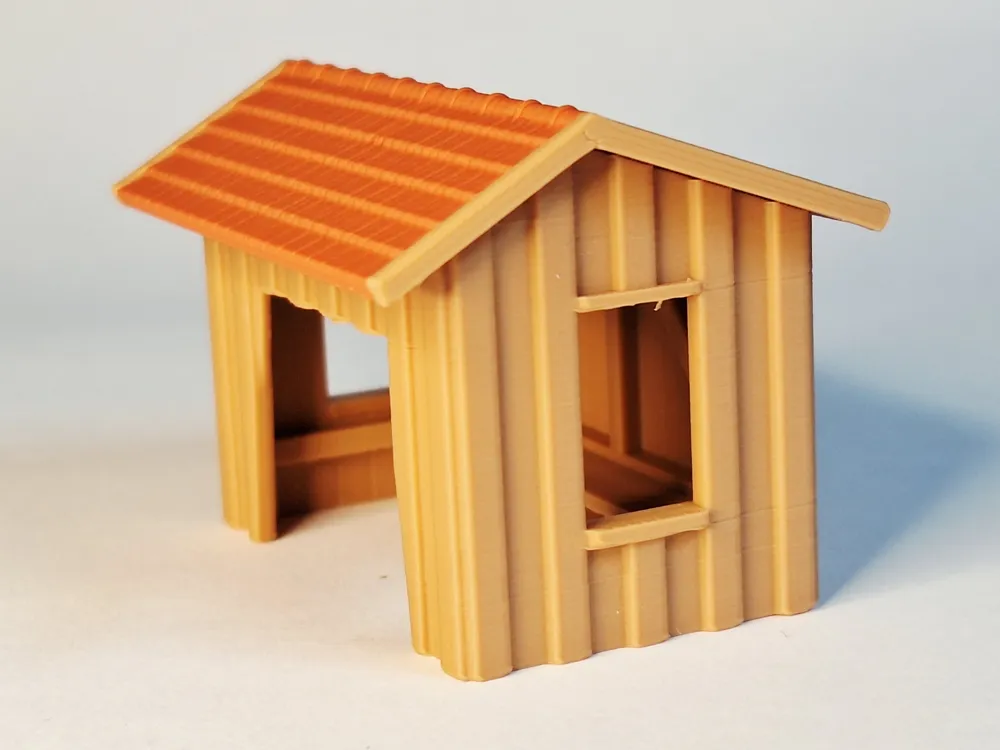 H0 1:87 contemporary bus stop, photo 4 of 4 - H0 1:87 contemporary bus stop Miniatures