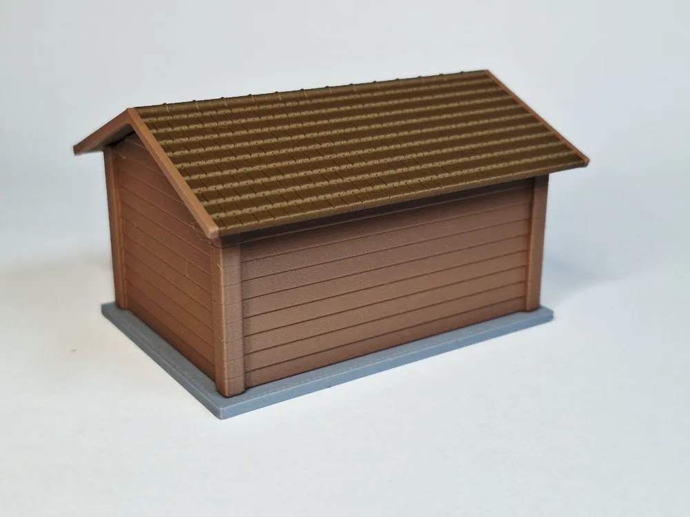 H0 1:87 small shed, photo 2 of 4 - H0 1:87 small shed Miniatures