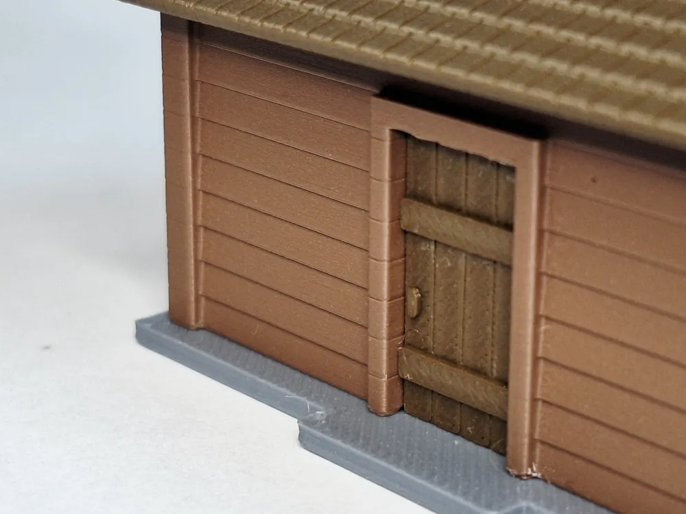 H0 1:87 small shed, photo 3 of 4 - H0 1:87 small shed Miniatures