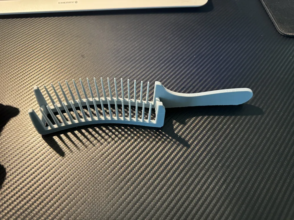 Hairdressing artifact double-layer positioning curved comb novice hair cutting hair salon home adjustable height zero-based men's hair limit comb, photo 2 of 4 - Hairdressing artifact double-layer positioning curved comb novice hair cutting hair salon home adjustable heig