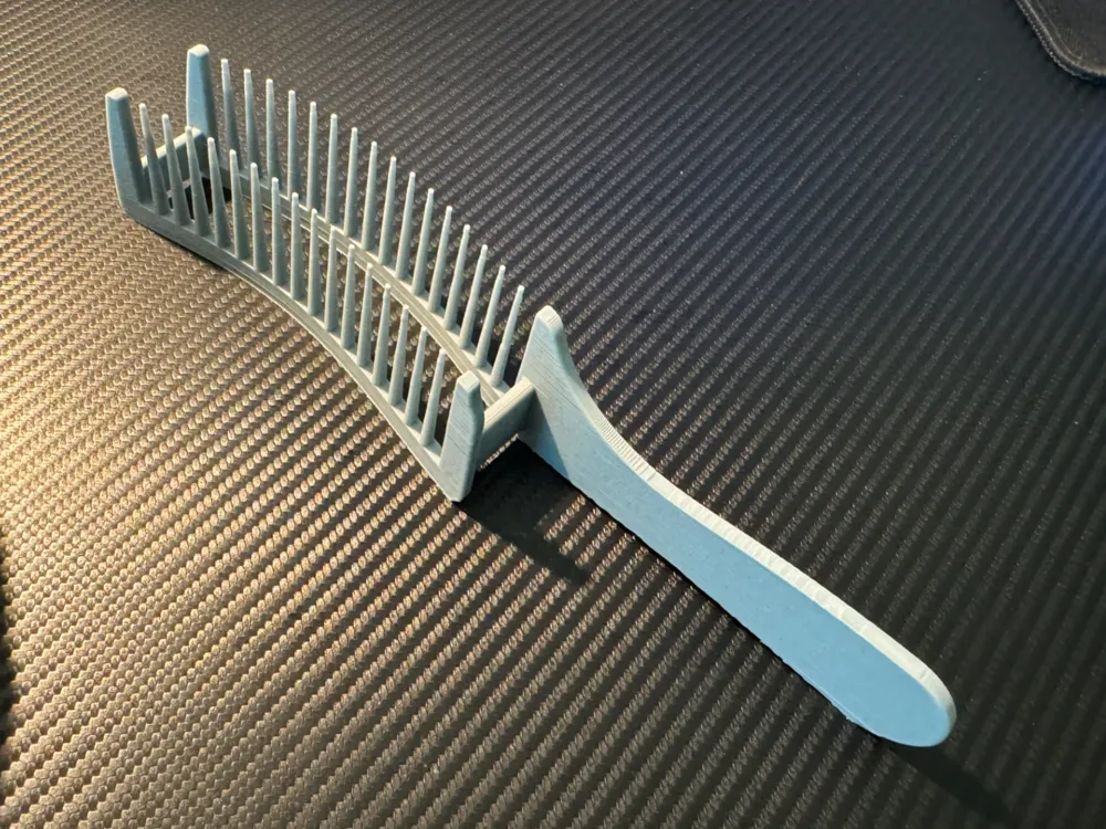 Hairdressing artifact double-layer positioning curved comb novice hair cutting hair salon home adjustable height zero-based men's hair limit comb - Gadgets, in stock in India