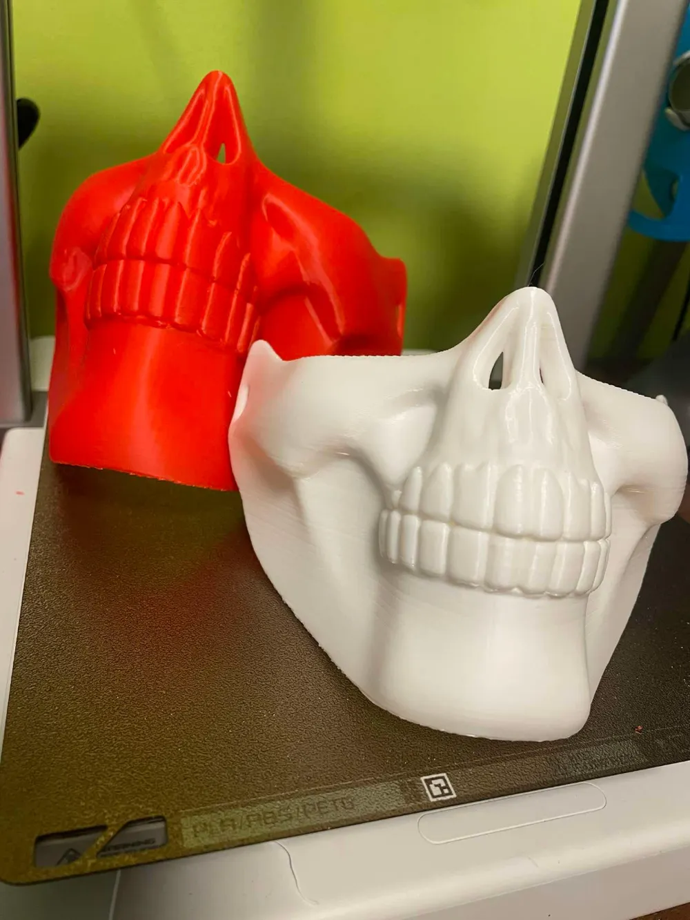 half face skull mask