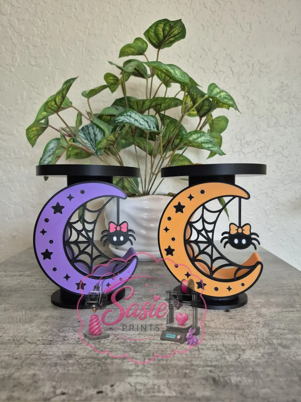 Halloween Candle Holder/Mini Plant Stand, photo 2 of 5 - Succulent & Mini Planters, decor